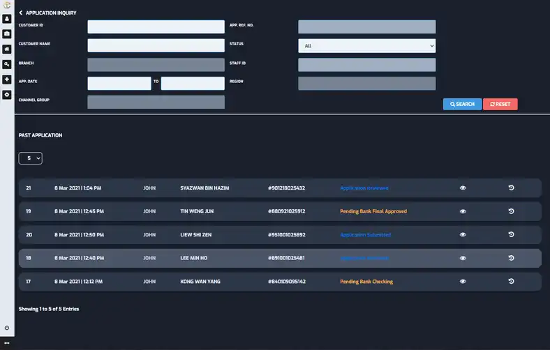 TC Loan Application System
